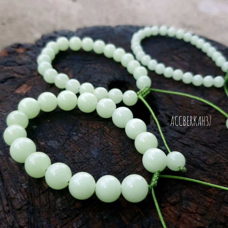 Gelang batu alam batu fosfor menyerap cahaya - gems stone