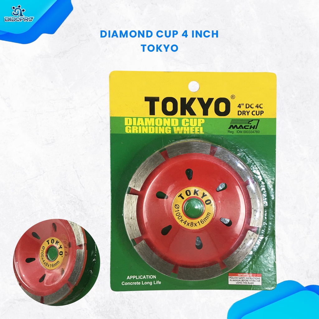 Tokyo Diamond Cup Grinding Wheel 4&quot;