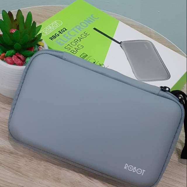 Electronic Storage Bag/ Tas Gadget Robot RBG E02 Organizer Bag Abu-abu