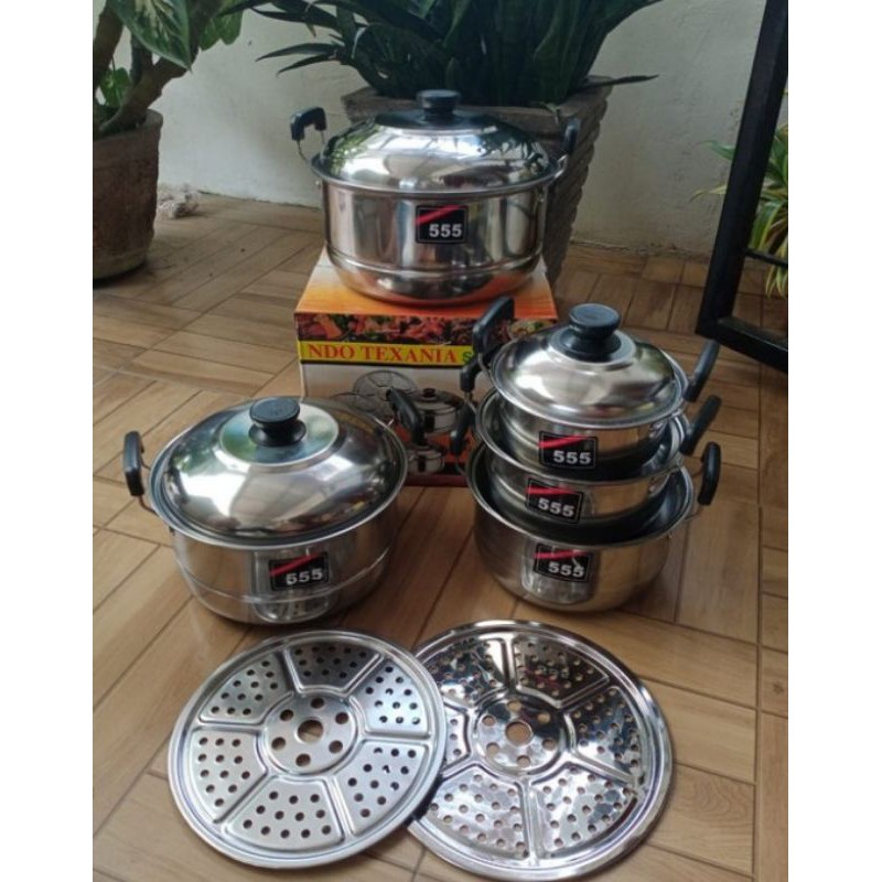 panci set seteamer NDO texania 5 in 1