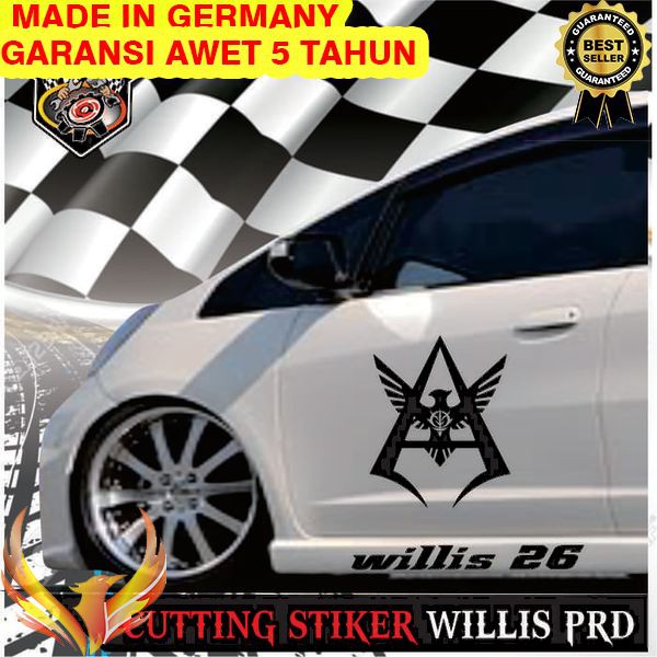 TERMURAH Sticker Stiker Body Mobil Gundam Cutting stiker Gundam Phoenix Star