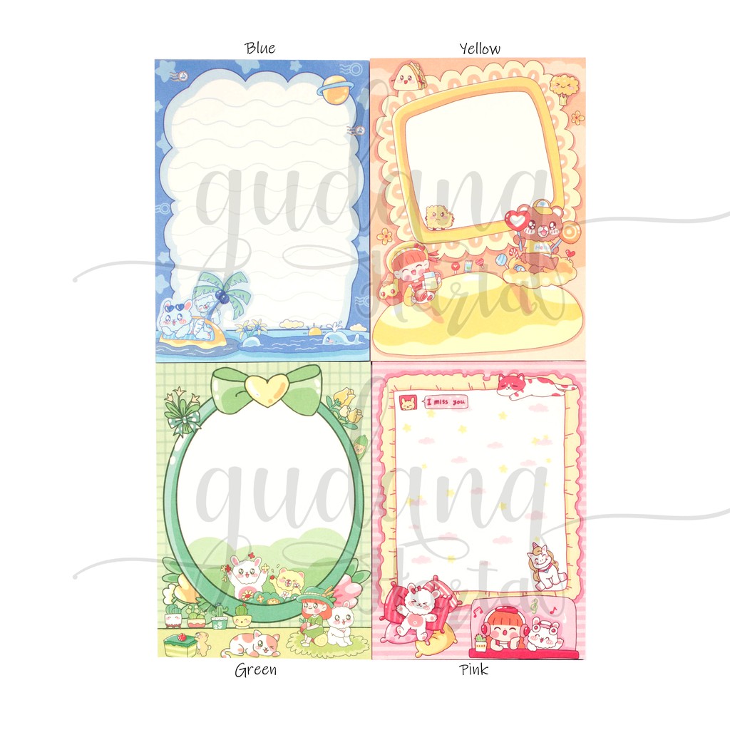 Memo Island Cat Notes Lucu Kucing Memo DIY Scrapbook GH 301395