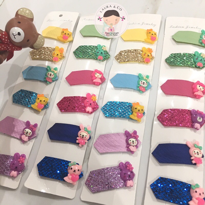 JEPIT KILAP BONEKA 6PC GROSIR TIPTOP TIP TOP