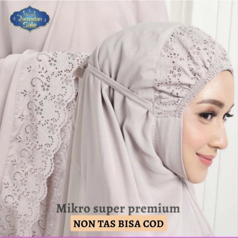 Mukenah Dewasa Khadijah Jumbo Katun Mikro Premium Free Tas