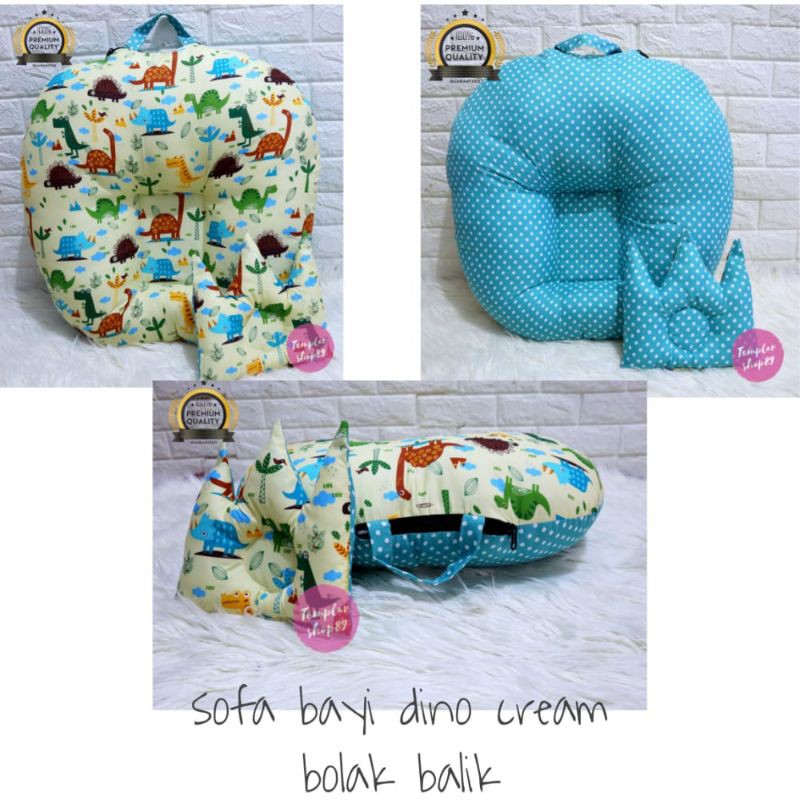 sofa bayi multifungsi free bantal mahkota dan tas mika termurah