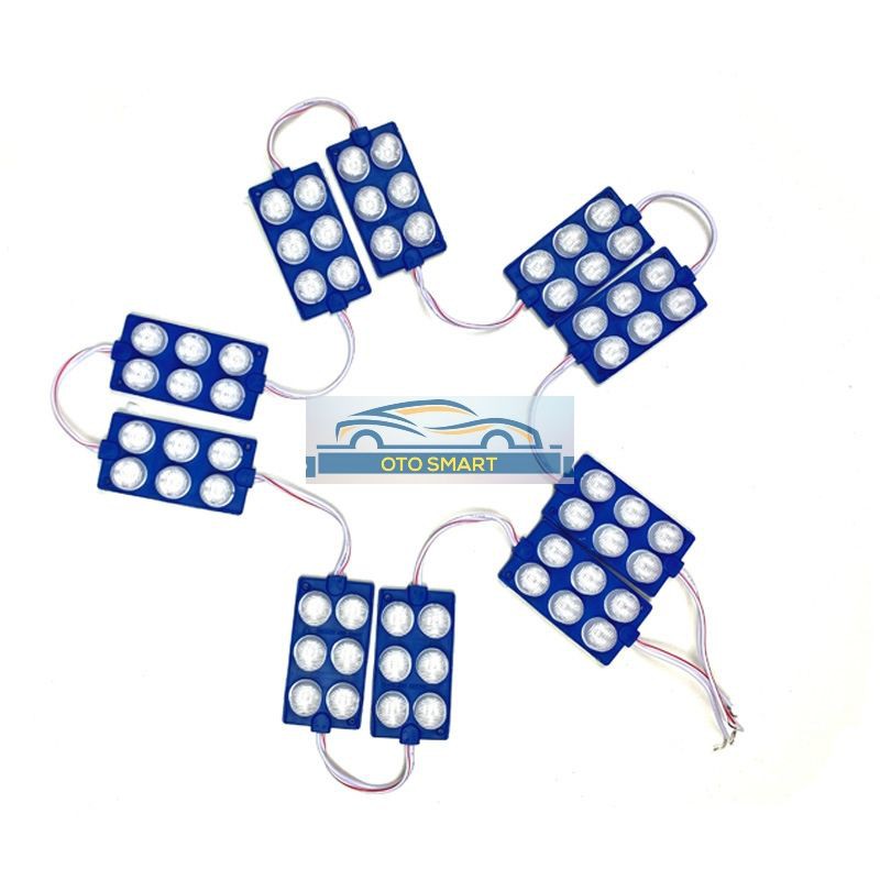 Lampu Strip LED Modul  Samping Bak Kolong Truck 6 Mata BESAR SMD 12 V &amp; 24 V