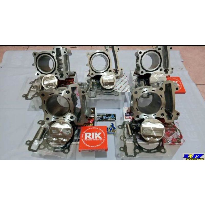 Blok xtr 57 62 63 65 57mm 60mm 62mm 63mm 65mm blokset Moto1 KRT mg racing bore up MX 135 150 king Vi