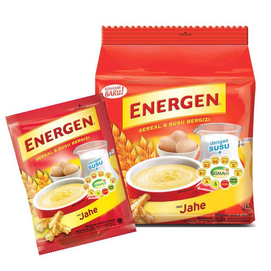 

ENERGEN JAHE 10 x 29 GR