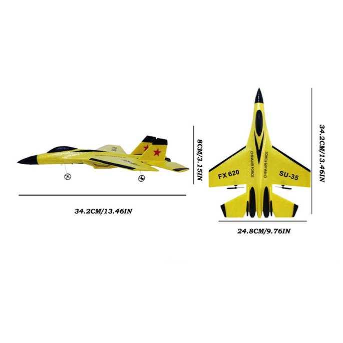 FEI XIONG Pesawat Terbang Remote Control Glider Foam 2.4G RC Sukhoi - FX-620