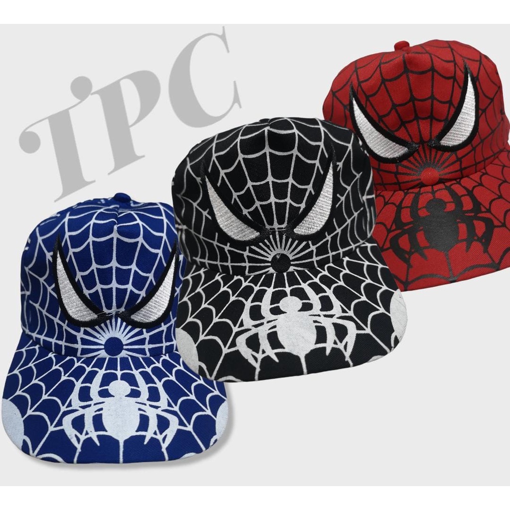 Topi Anak Sablon Karakter Spiderman DANSEN/ Topi Anak Karakter HERO