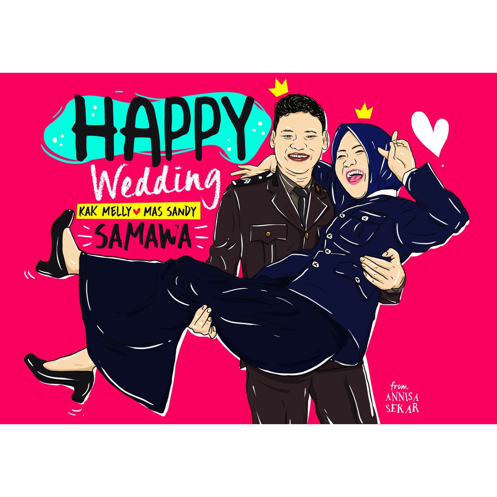 

KADO GAMBAR NIKAH (COUPLE) A4