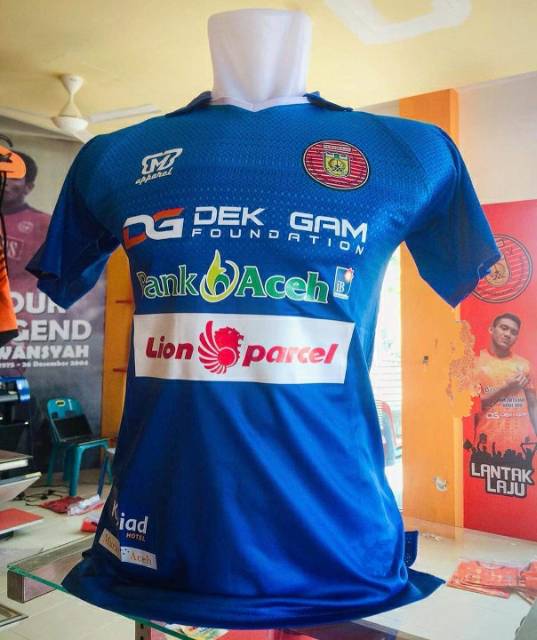 Jersey Persiraja Aceh Away 2020 Liga 1 Shopee Biru Terbaru Printing Grade Lokal