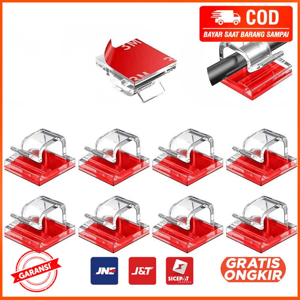 Klip Kabel Organizer Cable Clip 10 PCS XK001