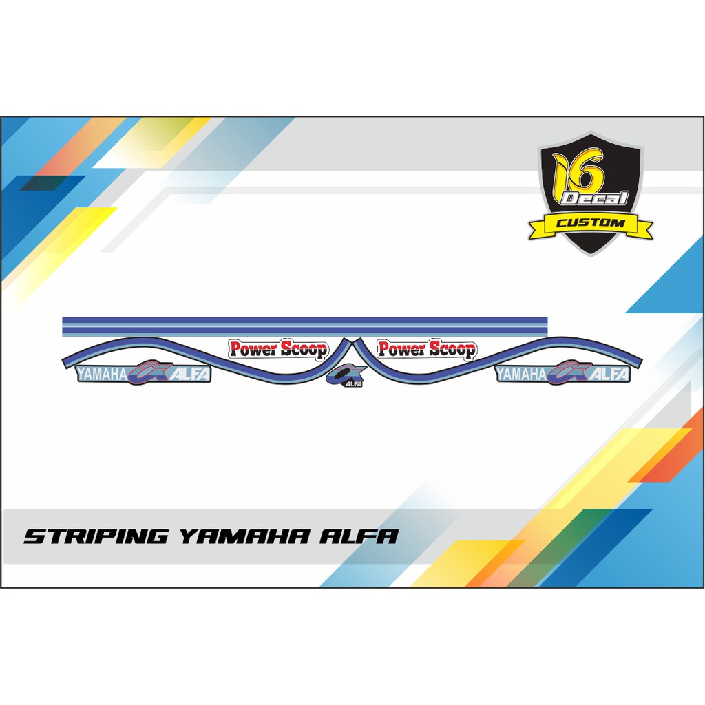 STRIPING YAMAHA ALFA