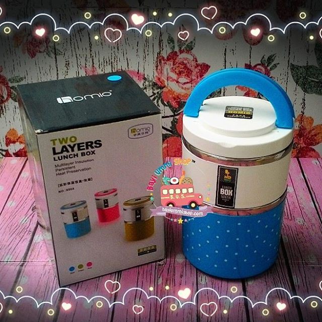 Lunch Box (Rantang) 2 Susun Stainless Steel