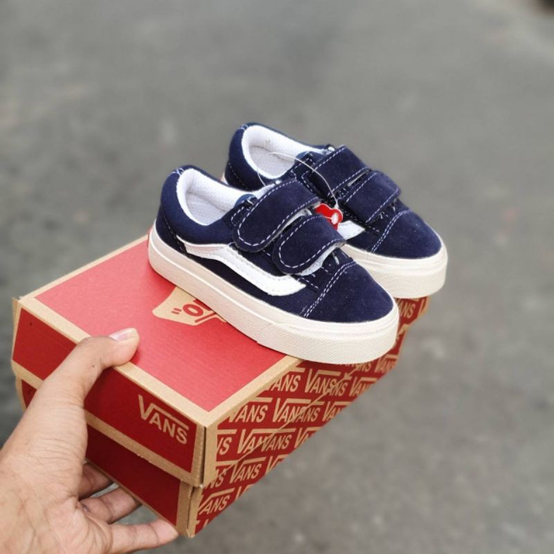 SEPATU ANAK VANS KIDS TALI &amp; PREPET SIZE  21-35