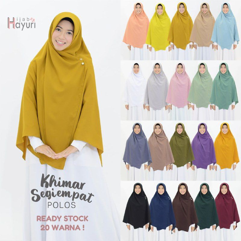 ( NEW ) KHIMAR SEGI EMPAT BY HIJAB HAYURI