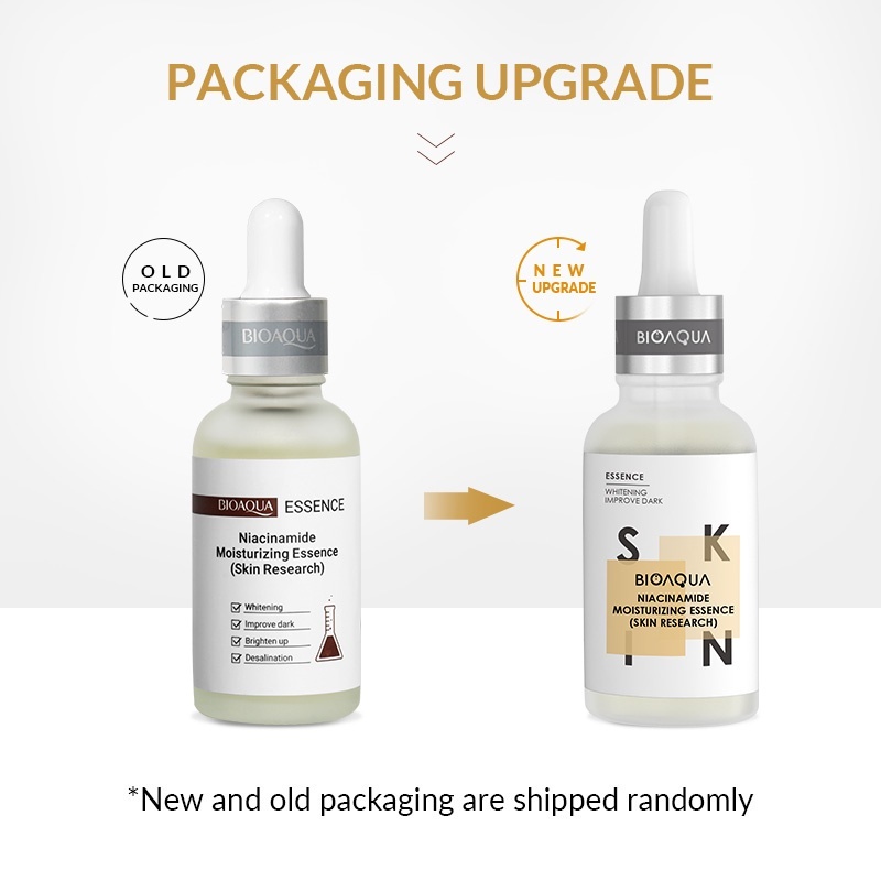 ⭐️ Jendela Kosmetik ⭐️ ( BPOM ) Bioaqua Niacinamide Moisturizing Essence ( Skin Research ) 30 ml / Bioaqua Essence Serum Niacinamide / serum bioaqua / Serum Wajah / Serum Niacinamide / Serum Essence