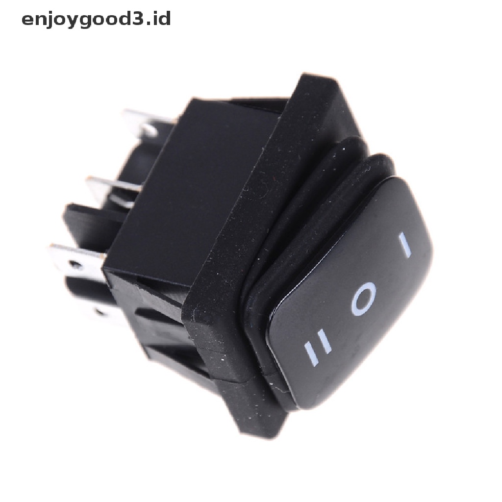 (Id) Saklar Rocker Dpdt 6 pin 12v Bentuk Persegi Panjang Anti Air