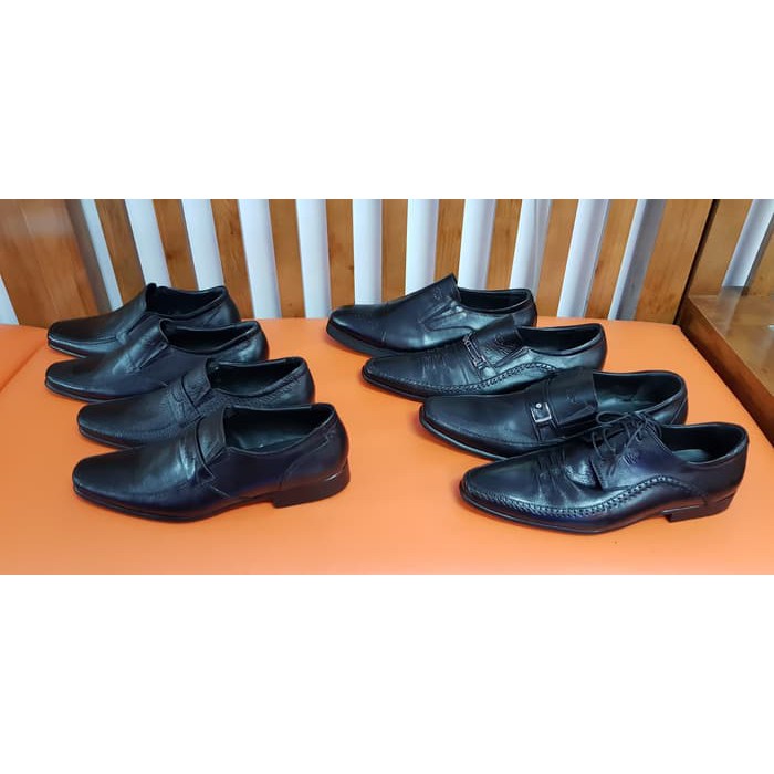 Sepatu PDH Resleting Lux | Sepatu PDH Pria Kulit Lux Seleting Samping