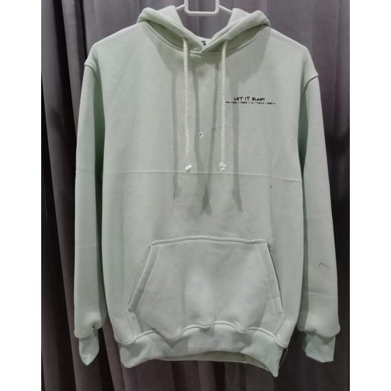(Cod) Hoodie H&M / Sweater Hoodie Basic Hnm / Sweater Hoodie H&M Let It Bloom Mint