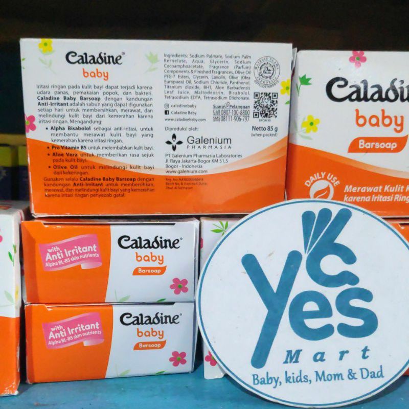 COD Caladine baby sabun batang bar soap 85 g irritasi ringan gatal badan tubuh anti irritant