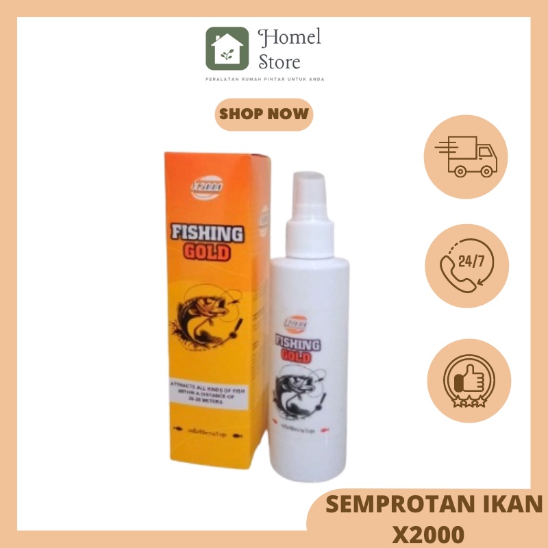 [No stock] Fishing Gold X2000, semprotan umpan ikan X2000, X2000 spray fish bait menarik berbagai Ik
