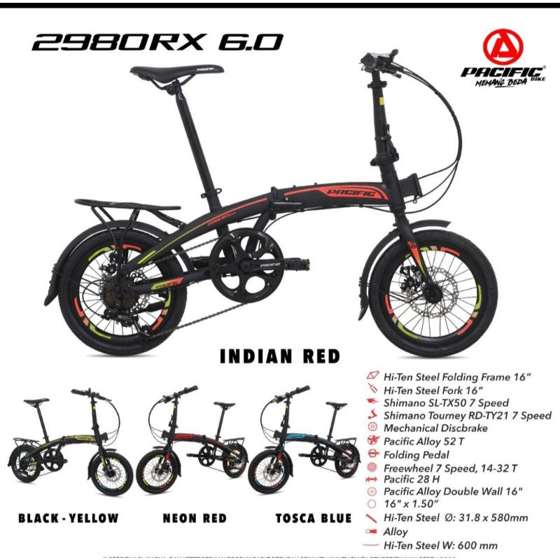 Sepeda Lioat 16 inch Pacific 2980 RX 6.0