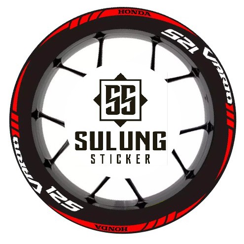 Stiker Cutting Variasi Lis Velg Motor Honda Vario 125 Cutting Sticker Termurah