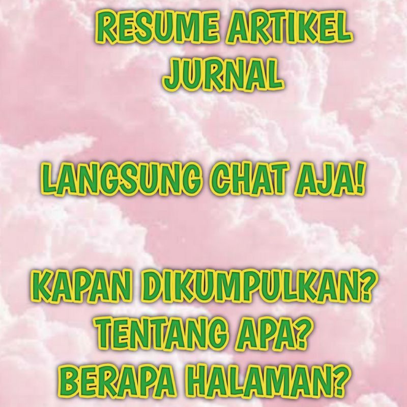 

RESUME ARTIKEL JURNAL