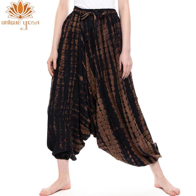 Pakaian Olahraga Wanita Celana Harem Yoga Wanita / Yoga Pant Zebra Coklat