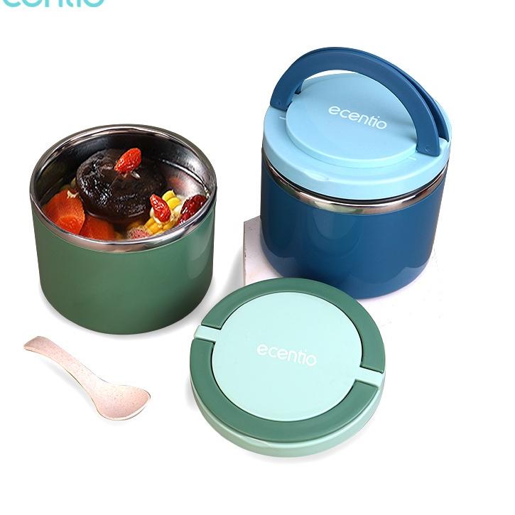 M-41 ecentio Cangkir sup 1000ml Stainless steel /Tahan Panas Lunch Box /Termos Makan bubur Kotak Mak