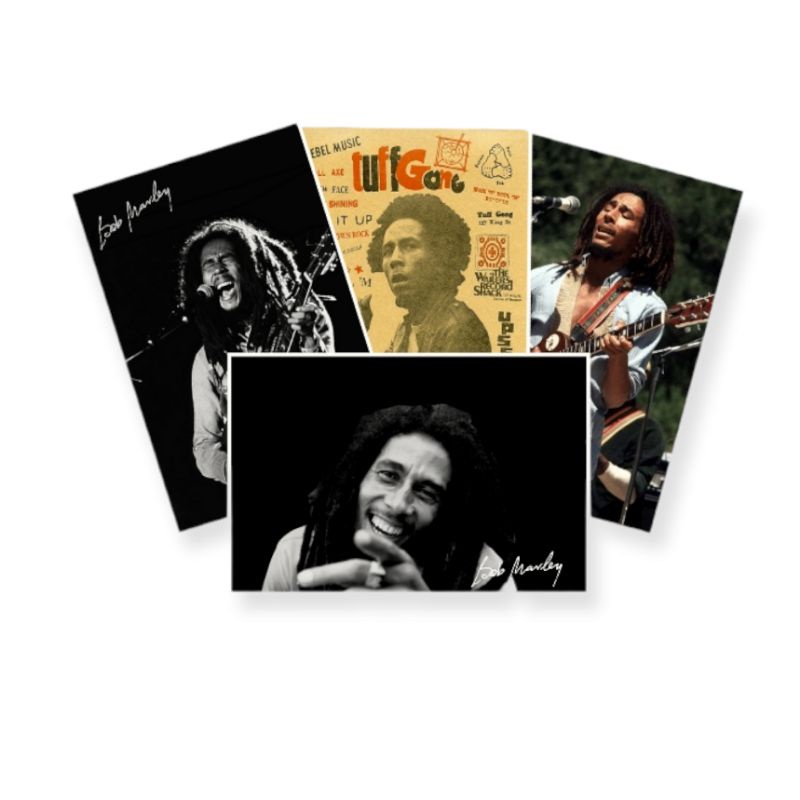 POSTER PACK BOB MARLEY | REGGAE | SIGNATURE | ONE LOVE | BOB MARLEY