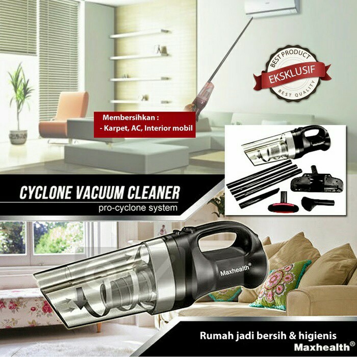 vacuum cleaner cyclone maxhealth / vacum alat penyedot debu