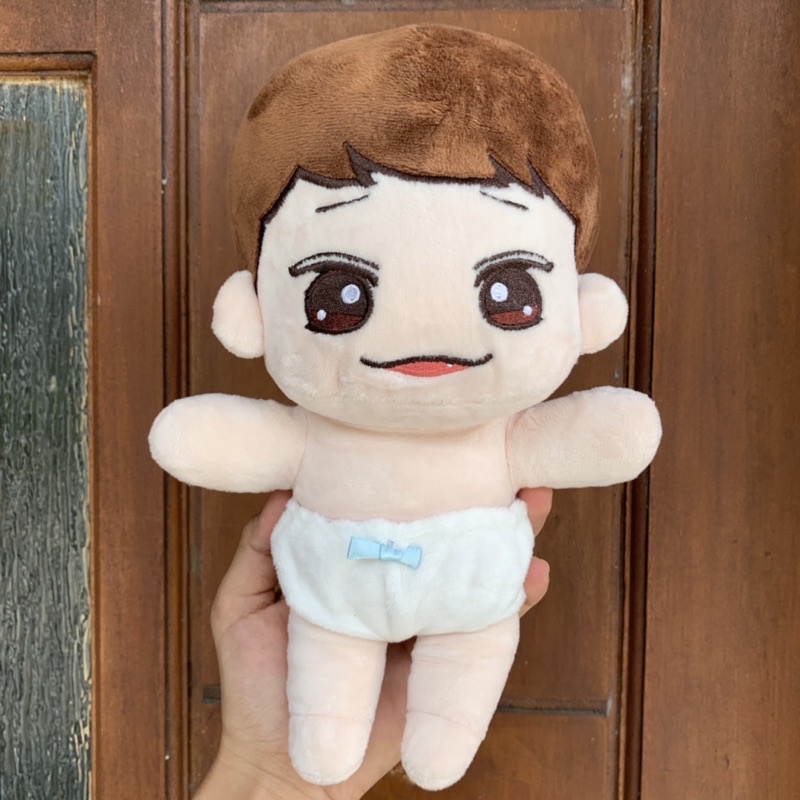 [READY STOCK] Boneka Oppa KPOP Doll Baby Chen EXO Import Korea PL Plush Doll Toy