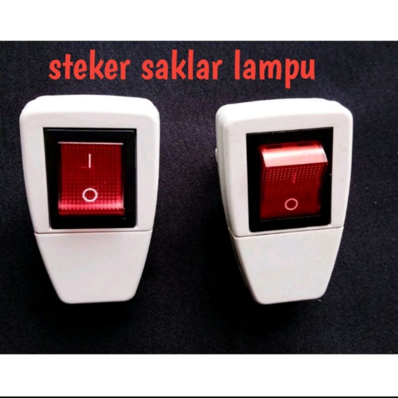 Colokan Saklar lampu Saklar On/Off Lampu Saklar on/off