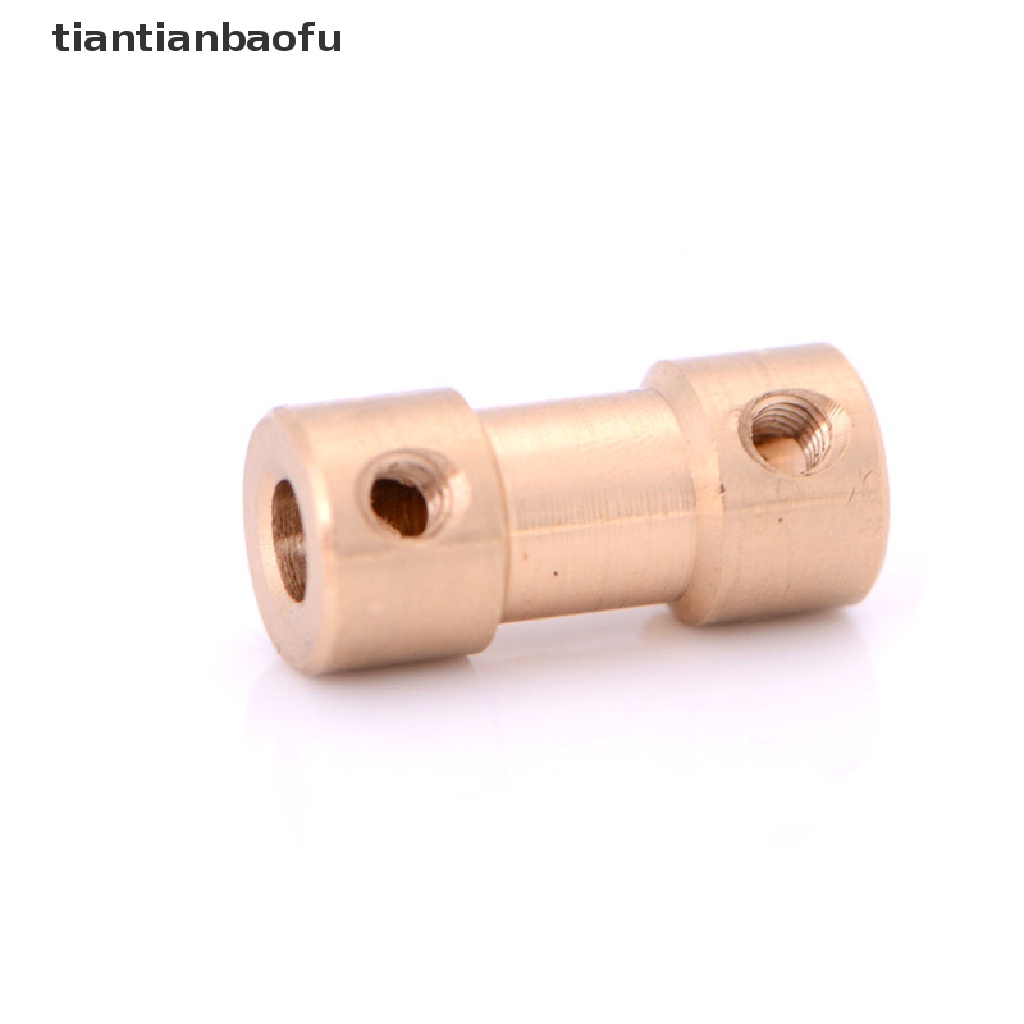 [tiantianbaofu] New 2/3/3.17/4/5mm Motor Copper Shaft Coupling Coupler Connector Sleeve Adapter Boutique