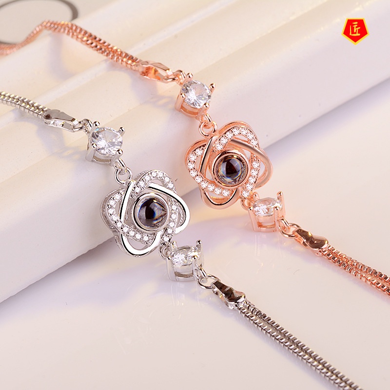 [Ready Stock]Women's Creative 925 Silver Bracelet