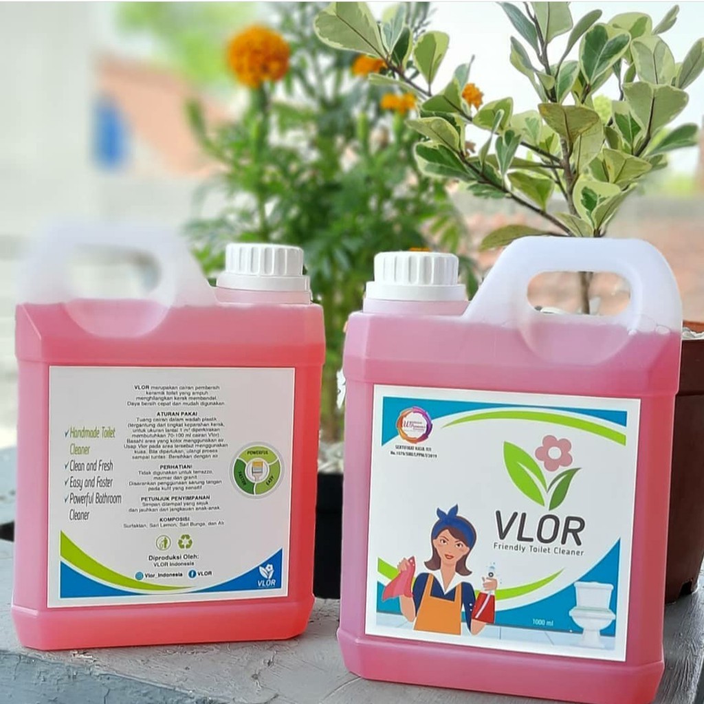Cairan Pembersih Keramik Kamar Mandi / Toilet / WC - VLOR 1Liter