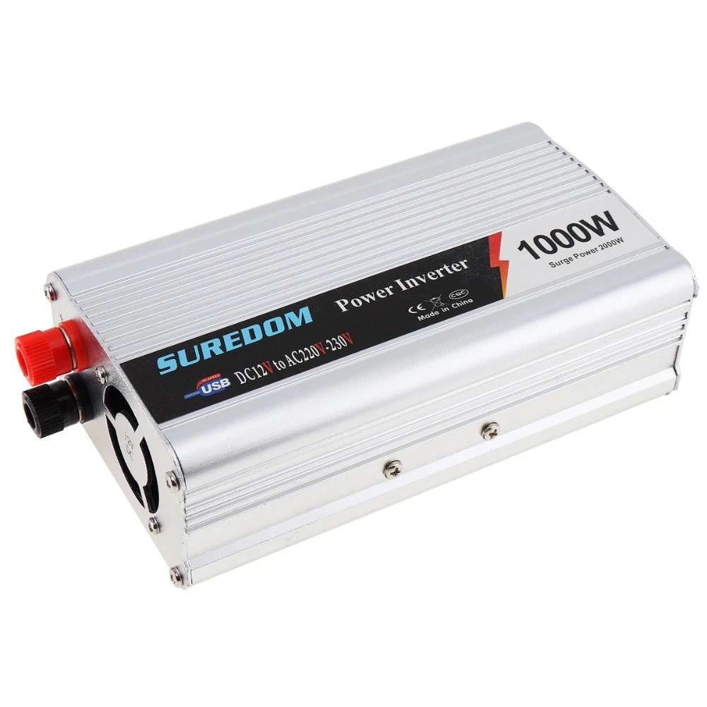 Power Inverter Pengubah Arus Listrik DC to AC 1000W Bisa Untuk Laptop TV Kipas Angin Cas HP Dll