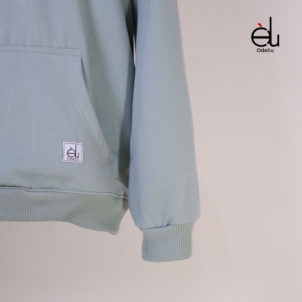 ODECU HOODIE SAGE GREEN SWEATER OVERSIZE WANITA PRIA