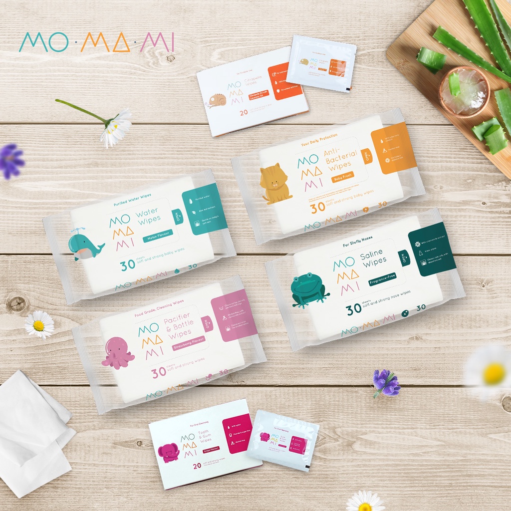 Momami Tissue Basah Bayi dan Anak Wet Tissue for Babies and Kids