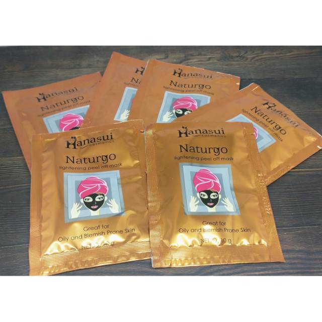 Mud Mask naturgo BPOM  Hanasui Naturgo  Masker Lumpur  masker Korea resmi kulit wajah bio hitam