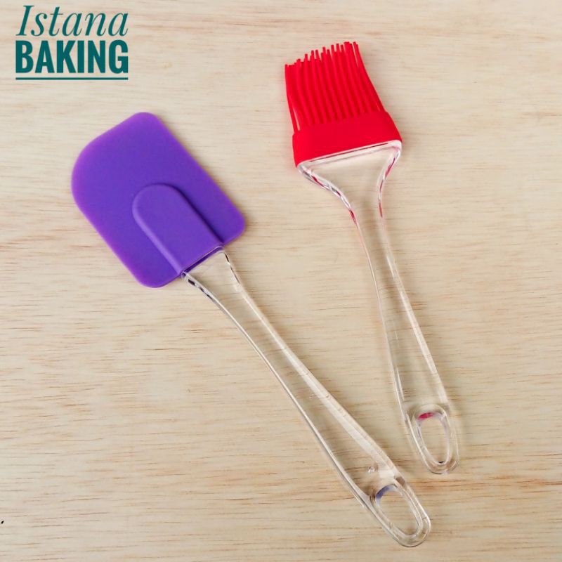 Istana Baking Spatula Kuas Silikon Set