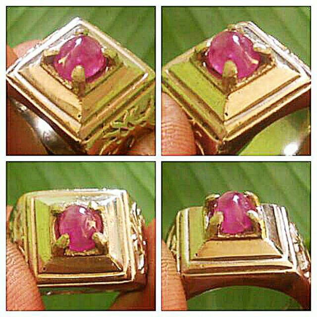 ORIGINAL Natural Red Ruby Burma Asli Alam