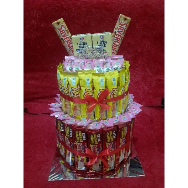 

Kue Ulang Tahun Snack Isi Uang | Kue Ultah Snack