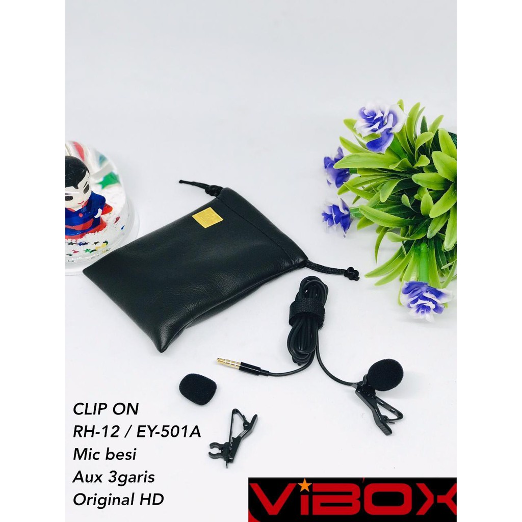 CLIP ON 2IN1 VIBOX ORIGINAL RH12 (CLIP ON AJA) RH11 +LOBANG AUX BUAT HANDSFREE