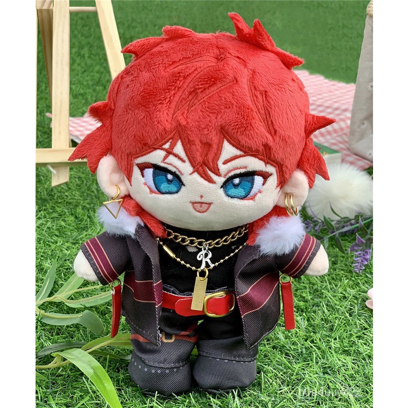 Yuri Ensemble Stars! Amagi Rinne 20cm Plush Mini Doll Toy Change Clothes Costume Earring Outfit C KM