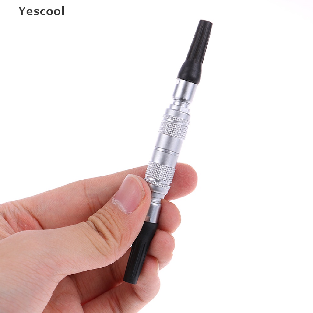 Yescool 1 Set Konektor sensor Sirkular YC8 mini Model push pull self lock