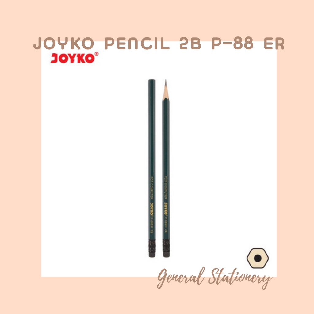 

Joyko Pencil 2B P-88 Eraser